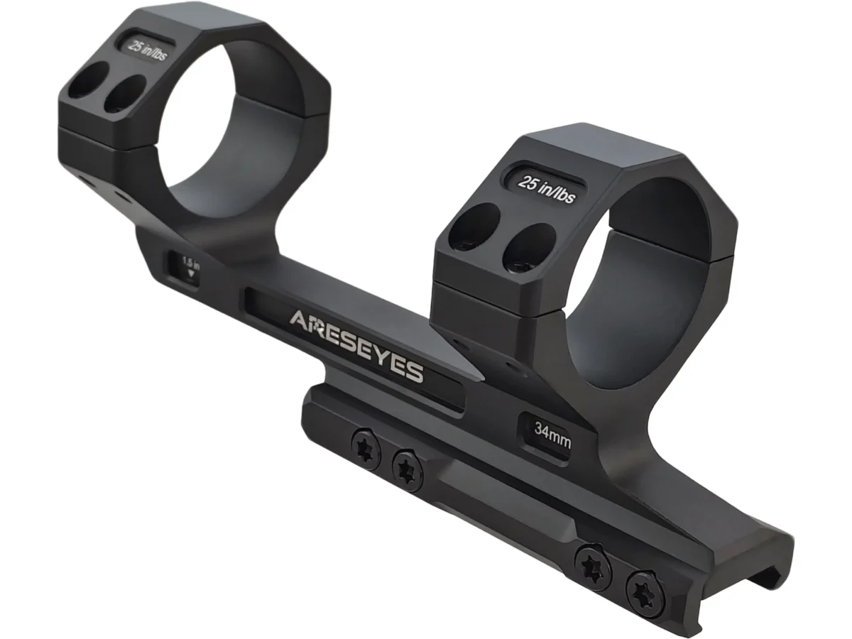 ARESEYESOPTICS RIFLESCOPE RINGS 34mm INTEGRATED SCOPE MOUNT ...
